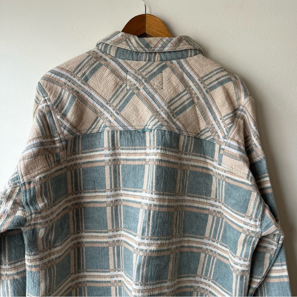 Free People We The Free Arizona Sky Jacquard Plaid Shirt - Picture 7 of 12